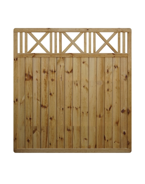 Zdjęcie: Płot ażurowy Excellent Max 180x180 dąb SOBEX