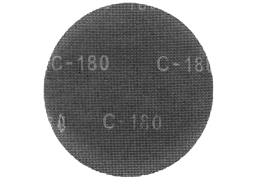 Zdjęcie: Siatka ścierna na rzep, 225 mm, K180, do szlifierki 59G260, 10 sztuk GRAPHITE