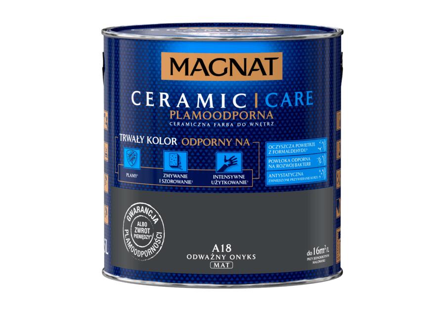 Zdjęcie: Farba do wnętrz Ceramic Care 2,5 L odważny onyks MAGNAT