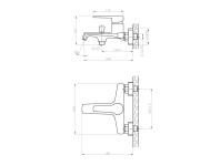 Zdjęcie: Bateria wannowa Fira czarny INVENA