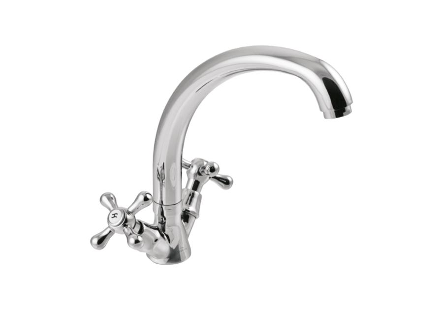 Zdjęcie: Bateria umywalkowo-zlewkozmywakowa Roma chrom INVENA