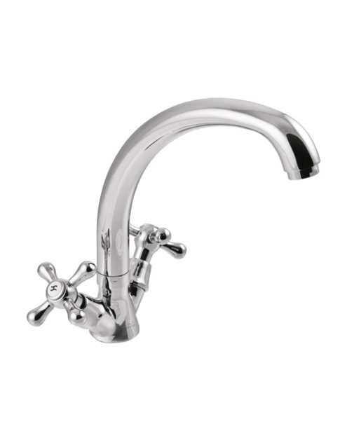 Zdjęcie: Bateria umywalkowo-zlewkozmywakowa Roma chrom INVENA