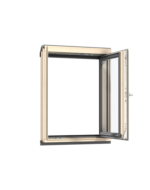 Zdjęcie: Okno kolankowe VFB 3068 drewniane otwierane na prawo, 78x137 cm VELUX