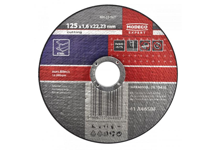 Zdjęcie: Ściernica do cięcia stali 180X1,9X22,23 mm płaska 25 szt RAWLPLUG