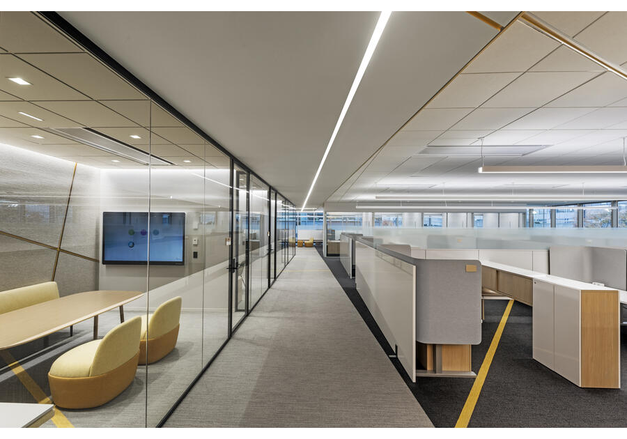 Zdjęcie: Płyta sufitowa Color-all Stone X 600x600x22 mm akustyczny sufit podwieszany ROCKFON