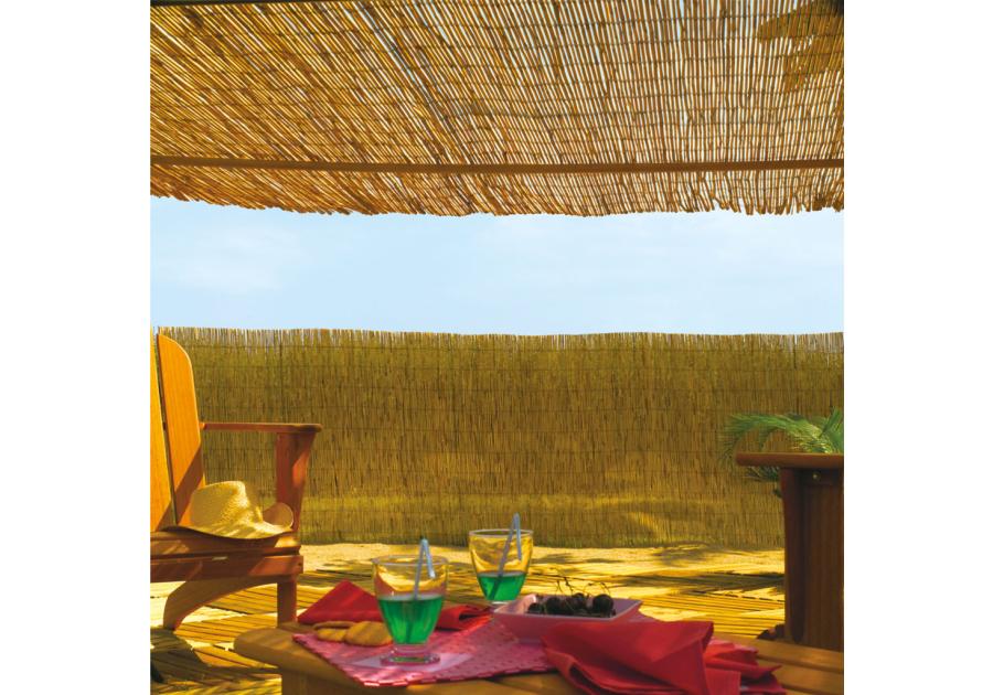 Zdjęcie: Mata trzcinowa Reedcane 2x5 m, naturalny NORTENE