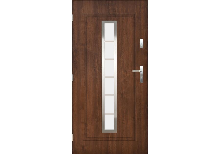 Zdjęcie: Drzwi zewnętrzne alabama orzech 90l kpl PANTOR