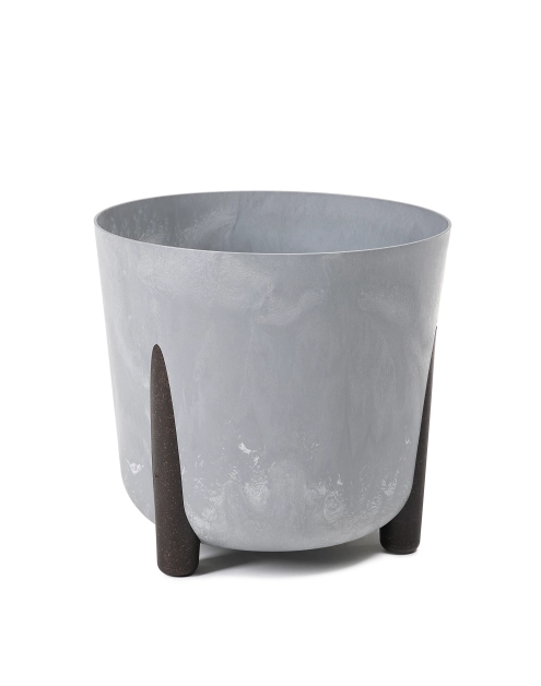 Zdjęcie: Donica Frida 260 mm Eco recycled, szary beton LAMELA