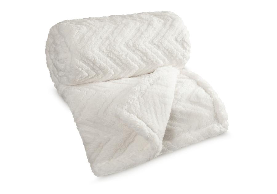 Zdjęcie: Koc Jodła 150x200 cm kremowy EUROFIRANY