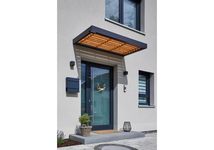 Zdjęcie: Zadaszenie BS Timber antracyt 1600x900x125 mm GUTTA