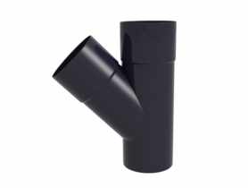 Trójnik 45 fi 50 grafit SCALA