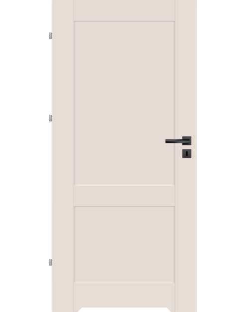 Zdjęcie: Drzwi wewnętrzne Giza 80L kaschmir, pełne, podcięcie NAWADOOR