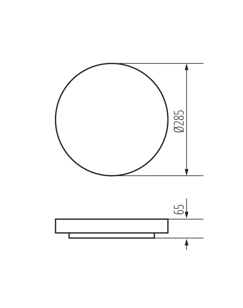 Zdjęcie: Oprawa LED KB Laht plafon 16 W KINGBERRY