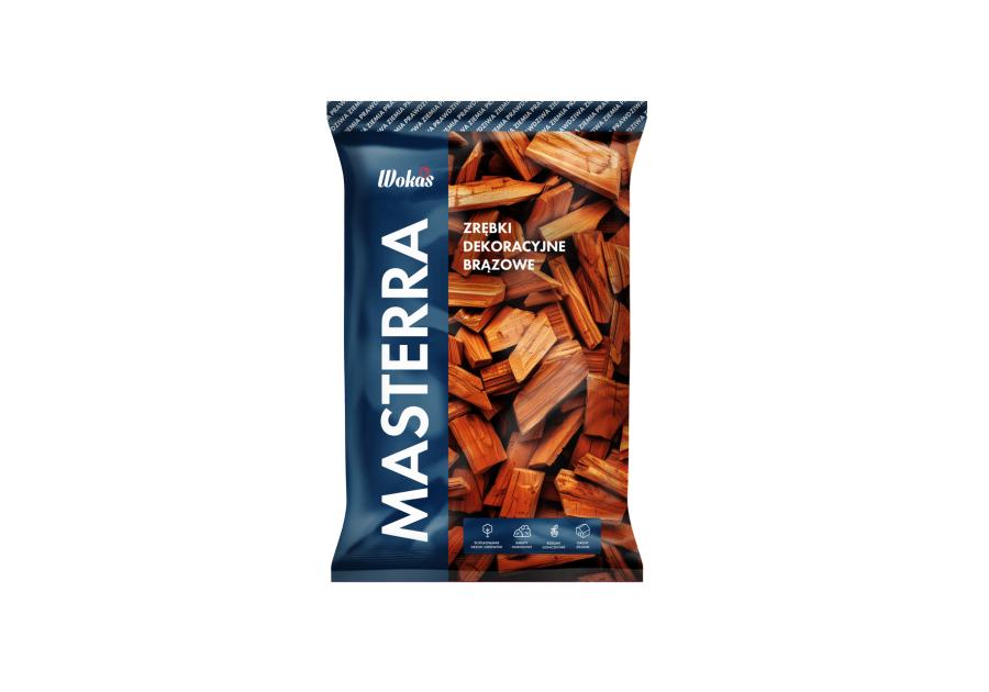 Zdjęcie: Zrębki dekoracyjne brązowe 50 L WOKAS MASTERRA