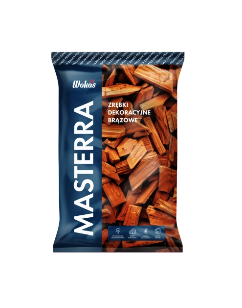 Zdjęcie: Zrębki dekoracyjne brązowe 50 L WOKAS MASTERRA