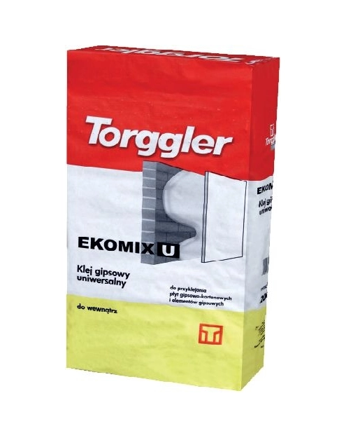 Zdjęcie: Klej gipsowy Ekomix U 20 kg uniwersalny TORGGLER