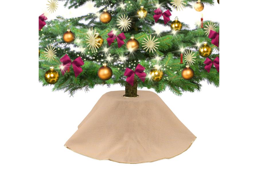 Zdjęcie: Sukienka z juty pod choinkę 90 cm naturalna TIN TOURS