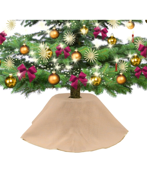 Zdjęcie: Sukienka z juty pod choinkę 90 cm naturalna TIN TOURS