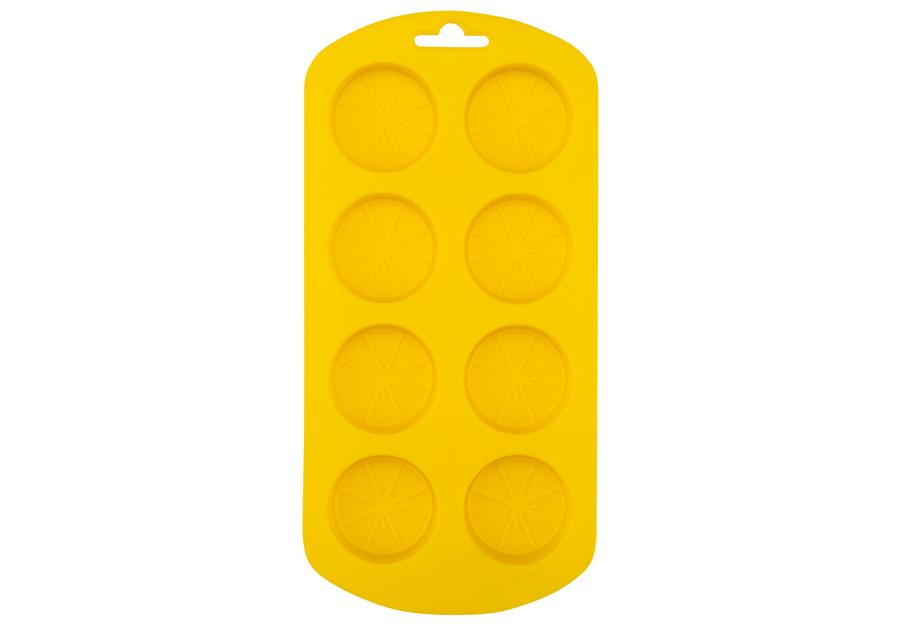 Zdjęcie: Forma do lodu silikonowa cytrusy 24x12 cm żółta ALTOMDESIGN