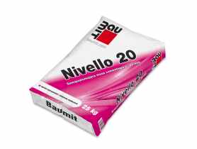 Samopoziomująca masa cementowa 1-25 mm Nivello 20 BAUMIT