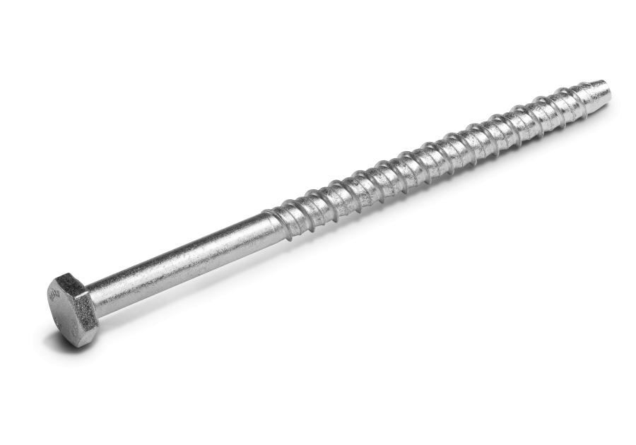 Zdjęcie: Wkręt do betonu ocynk galwaniczny z łbem heksagonalnym R-LX-H-ZP 8x90 mm 100 sztuk RAWLPLUG