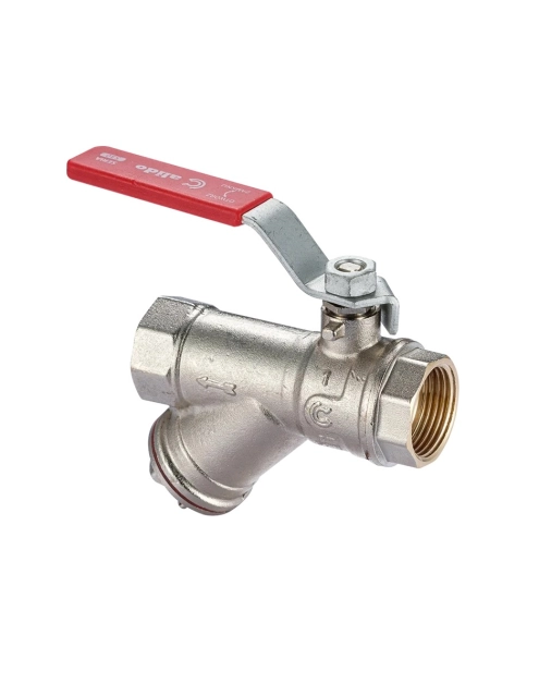 Zdjęcie: Zawór kulowy S30 W/W 3/4" z filtrem magnetycznym i rączką CALIDO
