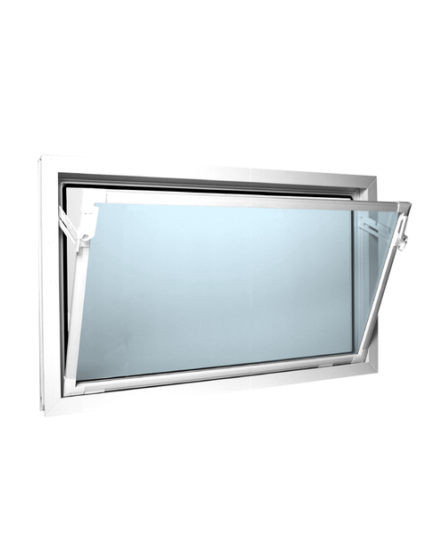 Zdjęcie: Okno PVC Kipp 100x50 cm białe szyba zwykła ACO