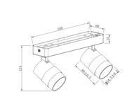 Zdjęcie: Spot czarny Anillo 2 LIGHT PRESTIGE