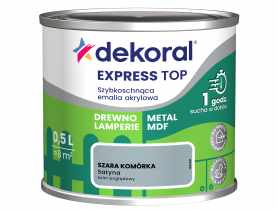 Emalia szybkoschnąca Do dzieła szara komórka 0,5 L DEKORAL
