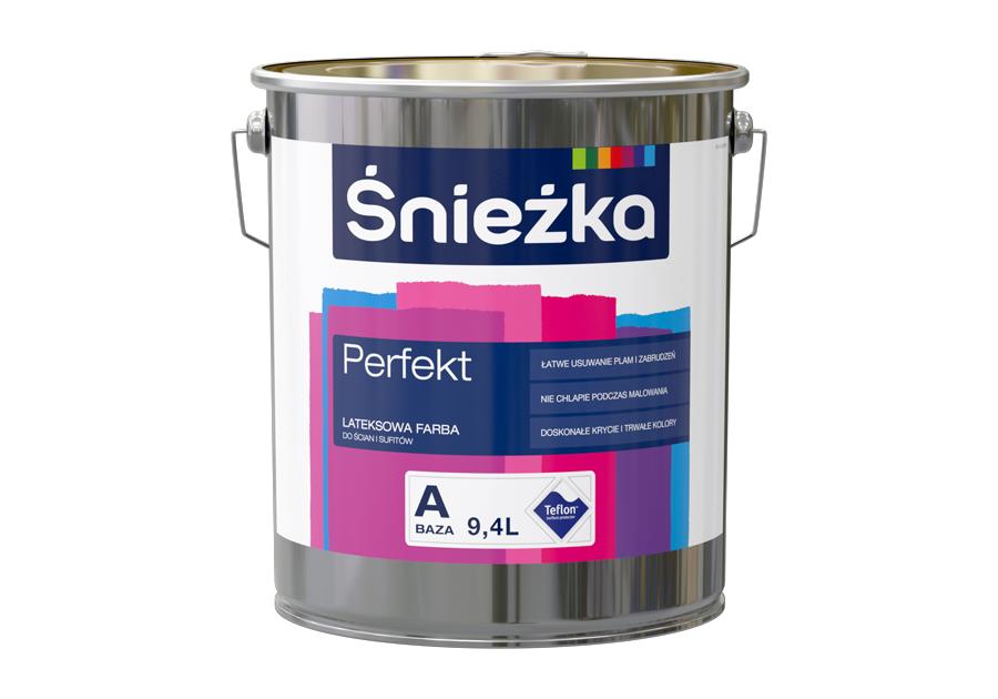 Zdjęcie: Emulsja lateksowa Perfekta BazaA 9,4L ŚNIEŻKA