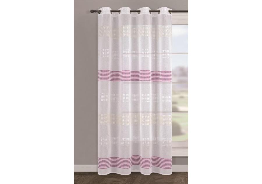 Zdjęcie: Zasłona dekoracyjna Cheb 140x250 cm fiolet CKR/LASHER