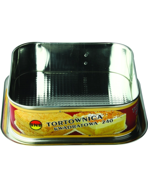 Zdjęcie: Tortownica 24 cm kwadratowa MONDEX