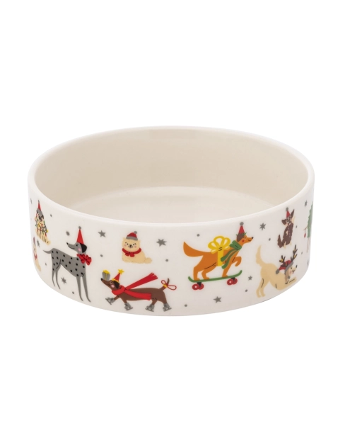 Zdjęcie: Miska dla psa 15x5 cm 460 ml dekoracja świąteczne psy ALTOM DESIGN