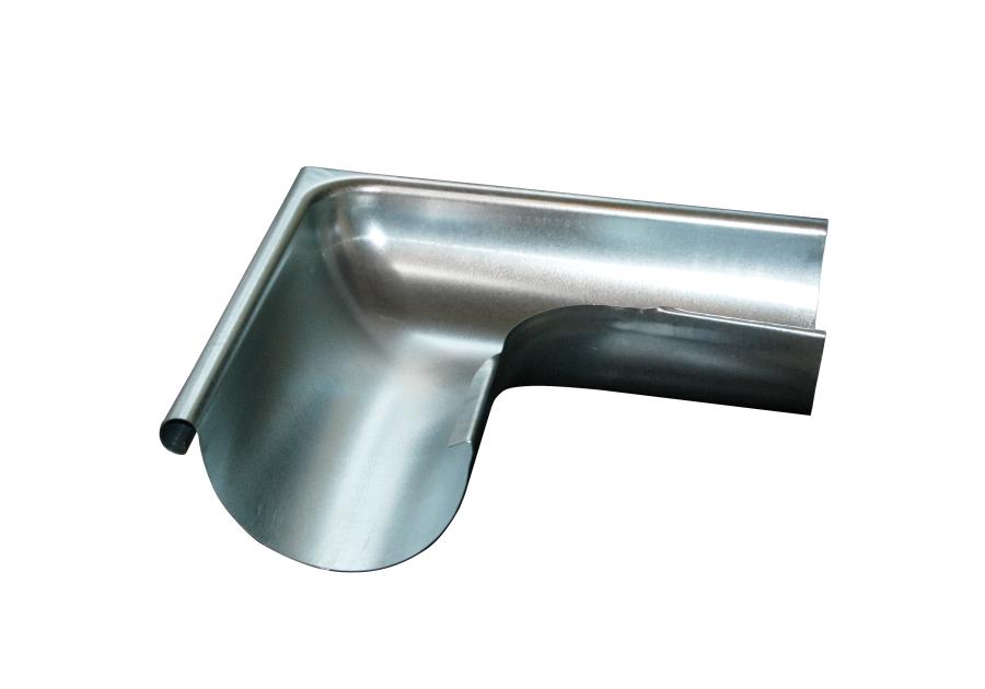 Zdjęcie: Narożnik rynny G105 tłoczony 90 zewnętrzny ocynk SCALA