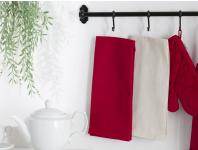 Zdjęcie: Ściereczka kuchenna Monokolor 45x70 cm bawełna czerwona ALTOMDESIGN