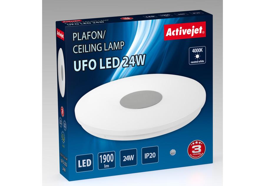Zdjęcie: Plafon LED Aje-Ufo 24W ACTIVEJET