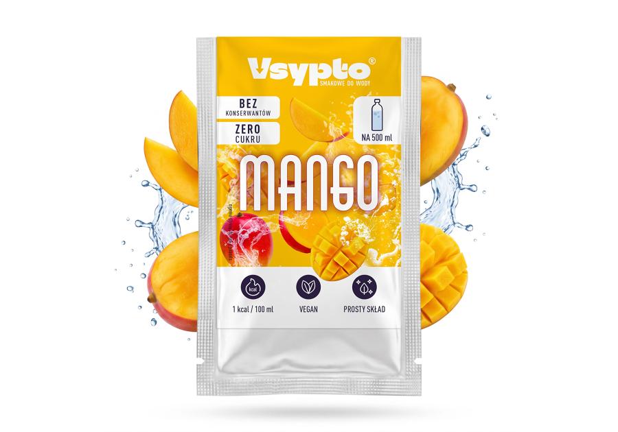 Zdjęcie: Napój w proszku do wody o smaku mango 3 g VSYPTO