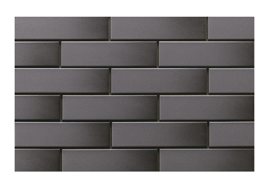 Zdjęcie: Płytka elewacyjna Grafitowa szkliwiona 24,5x6,5 cm CERRAD