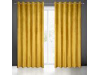 Zdjęcie: Zasłona gotowa Melanie 215x250 cm musztardowy EUROFIRANY