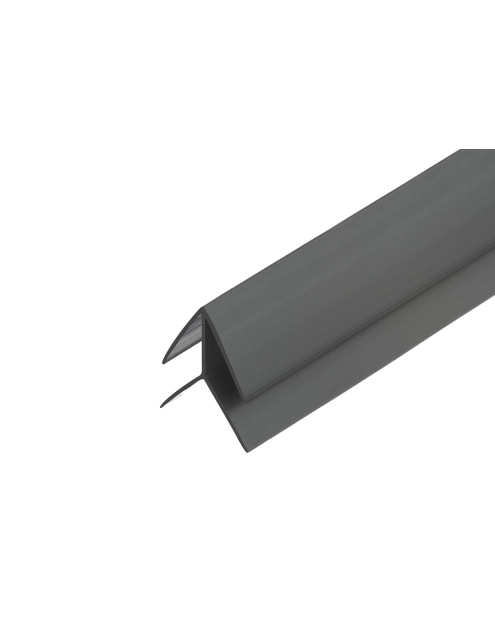 Zdjęcie: Listwa kątowa zewnętrzna do paneli ściennych PVC 3 m Grafitowa CEZAR