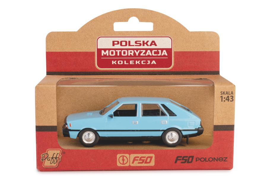 Zdjęcie: Model metalowy Prl Fso Polonez Fh02A-03-02 11254898 niebieski DAFFI