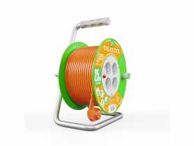 Przedłużacz bębnowy Eco PB-ST/S/25M/3X1/H05VV-F pomarańczowy PLASTROL