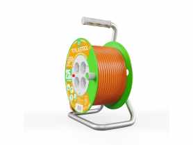 Przedłużacz bębnowy Eco PB-ST/S/25M/3X1/H05VV-F pomarańczowy PLASTROL
