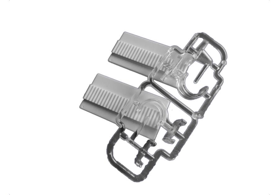 Zdjęcie: Uniwersalny haczyk regulowany 5x2,5 biały/przezroczysty GARDINIA