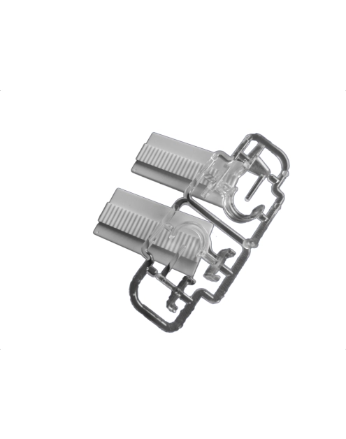 Zdjęcie: Uniwersalny haczyk regulowany 5x2,5 biały/przezroczysty GARDINIA