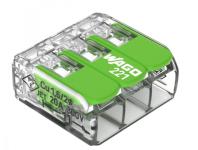 Zdjęcie: Szybkozłączka uniwersalna ECO 3x4 mm zielona WAGO