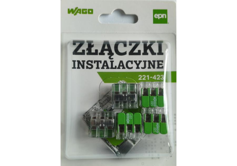 Zdjęcie: Szybkozłączka uniwersalna ECO 3x4 mm zielona WAGO