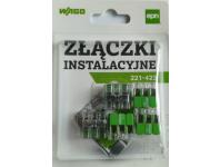 Zdjęcie: Szybkozłączka uniwersalna ECO 3x4 mm zielona WAGO