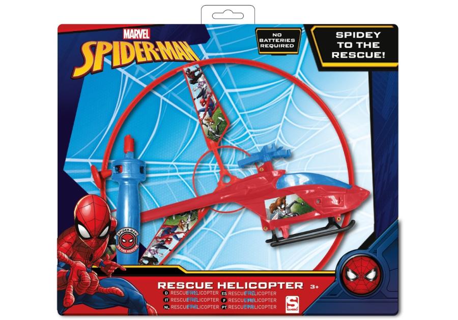 Zdjęcie: Zabawka Helikopter ratunkowy - Śmigło z napędem Spider-Man DAFFI