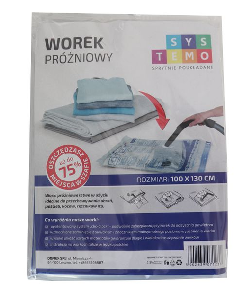Zdjęcie: Worek próżniowy 100x130 cm SYSTEMO